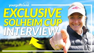 EXCLUSIVE Solheim Cup 2024 Interview Suzann Pettersen [upl. by Araz394]