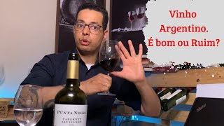 Provando um vinho tinto Argentino [upl. by Varian332]