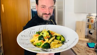 Pasta y Brócoli Chef Stefano Barbato Español [upl. by Nauj172]