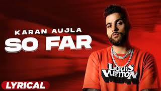 Tareef  new song lyrics  Karan aujla [upl. by Eannyl]