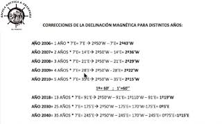 DECLINACIÓN MAGNÉTICA [upl. by Atelokin]