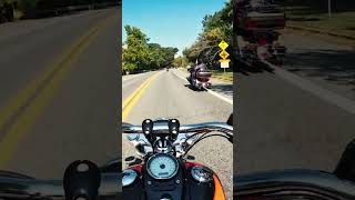 Harley Davidsons Rumbling up PA 896 [upl. by Akirahs]