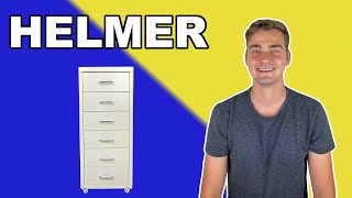 Struggling Helmer Drawer Unit On Casters IKEA Tutorial [upl. by Dnomsad]