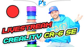 CREALITY CR6 SE UNBOXING  erster Druck [upl. by Tristis]