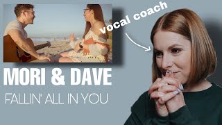 Danielle Marie Sings reacts to Morissette and Dave Fallin’ all in you [upl. by Nylecoj]