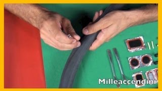 Come riparare una camera daria How to patch a bicycle inner tube [upl. by Harold]