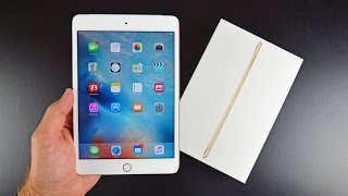 Apple iPad mini 4 Unboxing amp Review [upl. by Faxen]