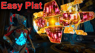 Warframe Easy Platinum Cephalon Simaris [upl. by Arrac]