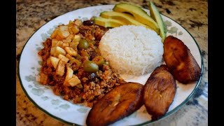 Picadillo a la Habanera riquísimo a mi manera Comida Cubana [upl. by Milo446]