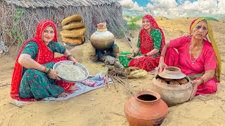 दादी ने मटके में कर दिया धमाल  😲 🛖 Rajasthani village Matka Dhokla  dadi cooking challenge [upl. by Hazel]