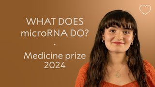 What does microRNA do  Oneminute crash course  2024 Nobel Prize in Physiology or Medicine [upl. by Nosille922]