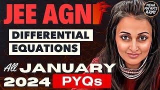 AGNI SERIES DIFFERENTIAL EQUATIONS for JEE  ALL PYQs JAN 2024 Theory IMP Ques jee2024 jee2025 [upl. by Bogie]