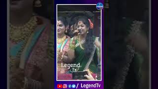 Madhu priya Singing Performance At Ashadam Lal Darwaz Bonalu  Yellamma Songs  LegendTvin [upl. by Sulokcin]