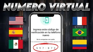 ✅ El mejor Método para crear Número Virtual para WhatsApp Sin Apps [upl. by Clarisa]