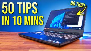 50 Gaming Laptop Tips in Under 10 Minutes [upl. by Nalac562]