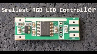 Smallest addressable RGB LED Controller [upl. by Niveb]