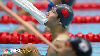 Chinese Paralympians sweep 50m S5 backstroke at Para Worlds  NBC Sports [upl. by Hepzi]