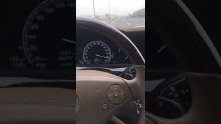 Mercedes s350 ile 250 km ile giderken viraj cıktı [upl. by Mchail41]