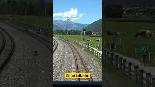 Zillertalbahn Mayerhofen Jenbach führerstandsmitfahrt cabride cabview [upl. by Bobbe]