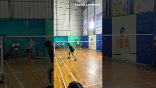 DEFENCE STYLE 🏸 bwf juniorbadminton badmintonworld badmintons shorts shortvideo shortsvideo [upl. by Frankhouse]