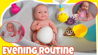 Newborn baby doll after daycare Routine DIY Doll Food feeding baby doll [upl. by Sitarski202]