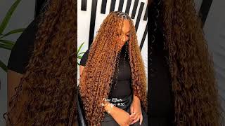 30 box braids hairstyles braiding knotlessbraids hairstyle bohobraids [upl. by Werna]