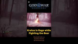 God of War Ragnorok  Kratos vs Bear kratos godofwarragnarok [upl. by Everard804]