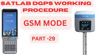 Satlab Dgps gsm tutorial I satlab Dgps gsm mode I Satlab Dgps Full Training in Hindisatlab dgps [upl. by Orelie85]