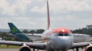 A330 OF AER LINGUS TO ORLANDO TAKEOFF [upl. by Ynnig]