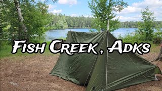 Paddling Fish Creek Adirondacks NYS [upl. by Redwine53]