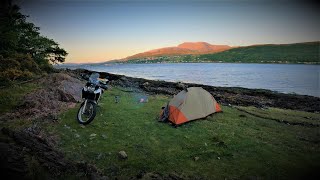 Wild Moto Camping Scotland on 125  part two 💕🏍🏕 [upl. by Erastes]