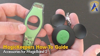 How To Use MagicKeeper MagicBand 2 Accessories at Walt Disney World [upl. by Ydnes]