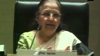 Castebased reservations needs reckoning Sumitra Mahajan [upl. by Snilloc]