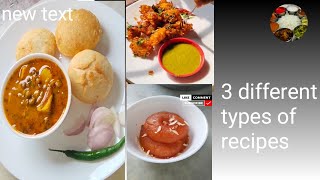 three 3different types of recipes in one video [upl. by Lyrad]