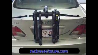 Saris Bones Black 2 Bike 805BL Car Trunk Mount Bicycle Racks [upl. by Aihn]