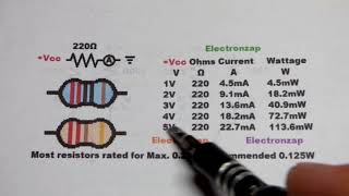 Quick 220 ohm quarter watt resistor lecture [upl. by Neetsyrk]