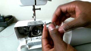 How to Thread a Brother LX3125 Sewing Machine for Beginners Bobbin Casing [upl. by Tnomal223]