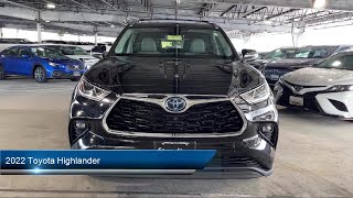 2022 Toyota Highlander Hybrid Limited AWD Natl [upl. by Oludoet]