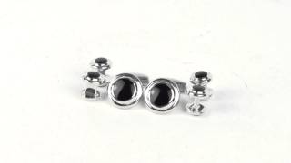 Tateossian Silver Bond Street Cufflinks and Studs  Round [upl. by Naliorf]