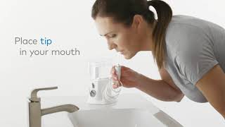 How to Use the Waterpik™ Nano Water Flosser WP310 [upl. by Rizas]