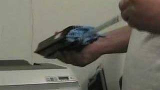 Installing a toner cartridge in a HP LaserJet 2605dn [upl. by Brenton353]