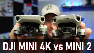 DJI Mini 4K vs Mini 2  Are they really different drones [upl. by Frieda]