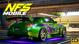 Need For Speed Mobile Nissan 350Z OPEN WORLD Gameplay  MaxGraphics 4K [upl. by Arrim908]