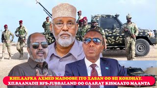 Warka Xilibanada Jubbaland oo Ajiibay baaqii madaxweynaha jubbaland [upl. by Weisman]