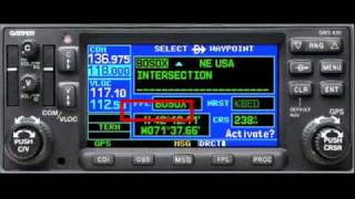 Garmin 430 DirectTo Page Fields [upl. by Hedvige]