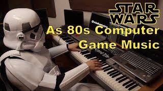 Stormtrooper plays the Star Wars Theme 8 Bit [upl. by Nahtanohj979]