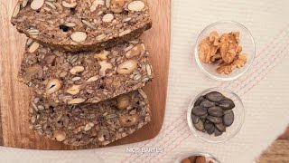 Schnelles LowCarb Brot mit Nüssen [upl. by Bacchus641]