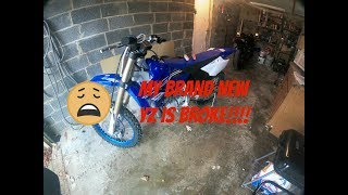 MY BRAND NEW DIRT BIKE WONT START [upl. by Enilesor]