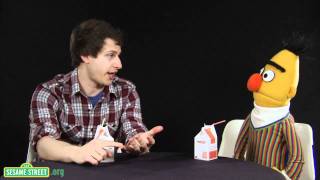 Sesame Street Conversations with Bert Andy Samberg Part 2 [upl. by Joslyn]