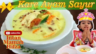 RESEP MEMASAK KARE AYAM SAYUR MAKANAN MENCEGAH COVID19 [upl. by Grieve]